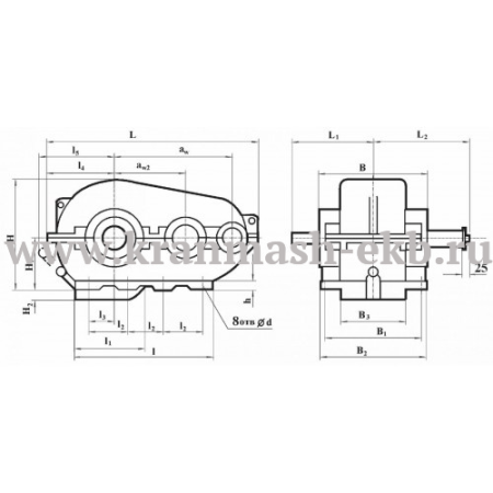 Редуктор РМ-1000 (РК 600)