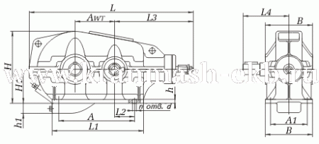 Редуктор КЦ1 400