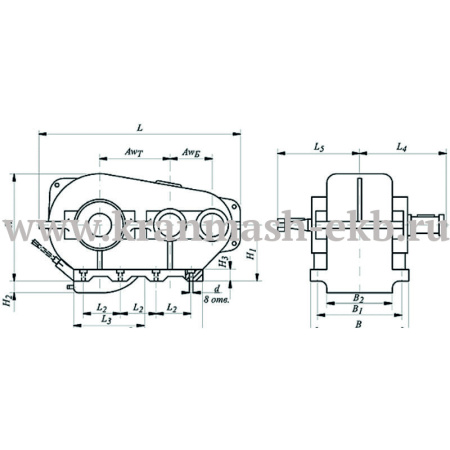 Редуктор РМ-850 (РК 500)