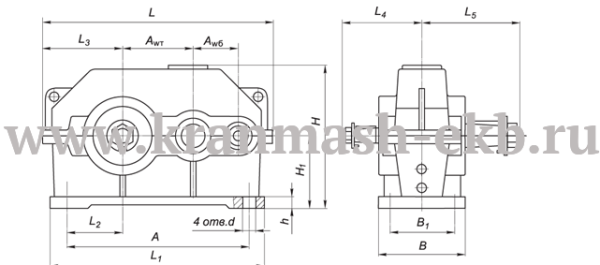 Редуктор 1Ц2У 200