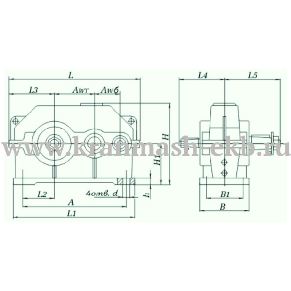 Редуктор 1Ц2У 125